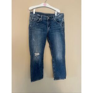 Silver Jean Co Elyse Capri Jeans Woman’s Size 30 Length 22.5